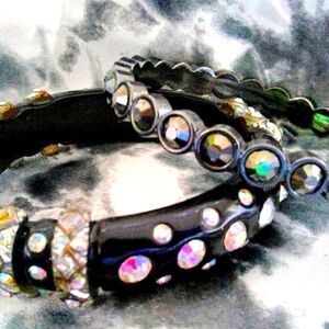 IRRIDESCENT  BRACELETS  STONES  Set of 2